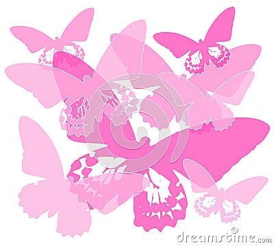pink butterfly wallpaper. PINK BUTTERFLY SILHOUETTE