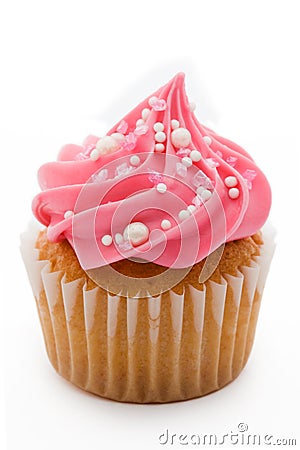 Royalty Free Images on Pink Cupcake Royalty Free Stock Images   Image  10863679