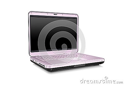Pink Laptop computer
