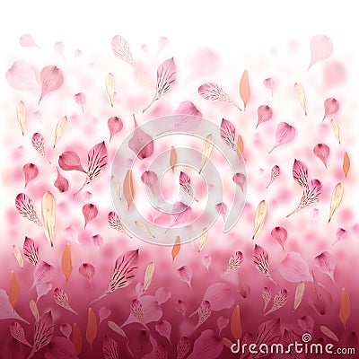 Love Flower Picture on Pink Love Flower Valentine Background Royalty Free Stock Images