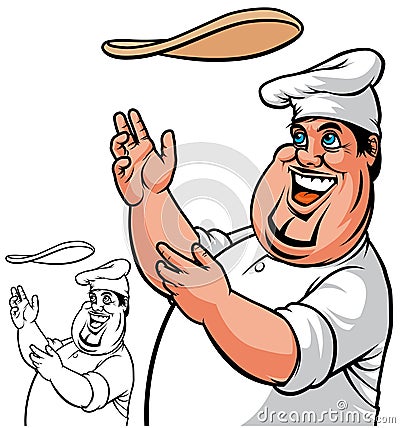 Fast Food Worker  Description on Home   Stock Images  Pizza Chef