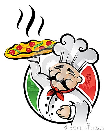 Royalty Free Stock Images: Pizza Chef
