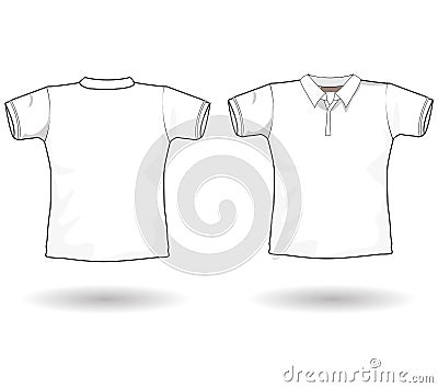 polo shirt template back. POLO SHIRT TEMPLATE (click
