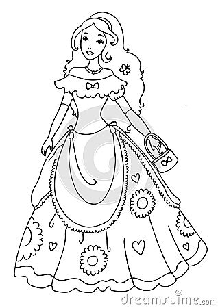 Barbie Coloring Sheets on Princess Coloring Sheets On Princess Coloring Page Click Image To Zoom