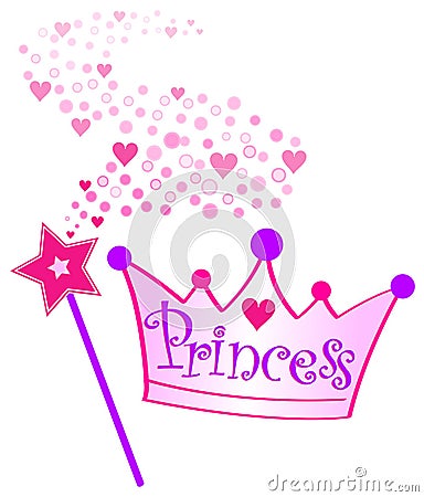 princess crown cartoon. PRINCESS CROWN AND SCEPTER/EPS