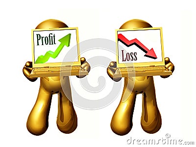 profit and loss. PROFIT AND LOSS ICON