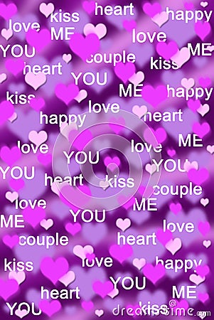 purple love heart background. PURPLE AND PINK HEARTS