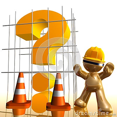 Funny Construction Photos on Question Mark Under Construction Funny 3d Icon Thumb10502586 Jpg