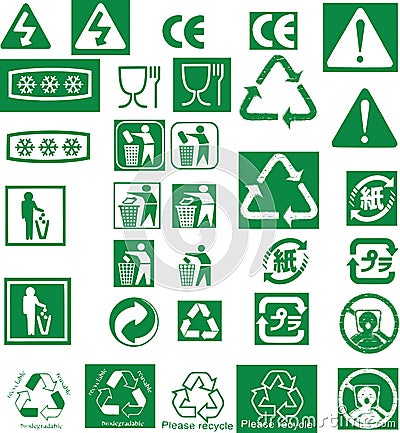Vector Symbols Free on Recycle Vector Symbol Stamp Royalty Free Stock Photos   Image  8188418