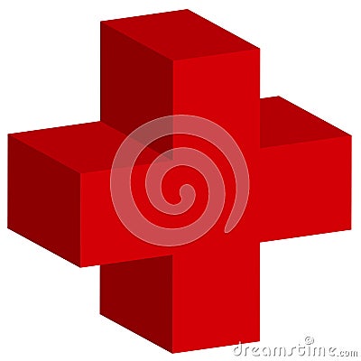 red crosses. RED CROSS 3D (click image to