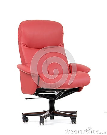 Luxury Office Chair on Royalty Free Stock Image  Red Luxury Office Chair  Image  1886026