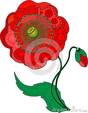 Picturepoppy Flower on Red Poppy Flower Royalty Free Stock Photos   Image  16237178