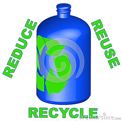 Reduce Reuse Recycle Royalty Free Stock Ima