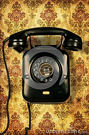 wallpaper retro vintage. RETRO TELEPHONE ON VINTAGE