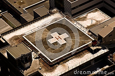 Home > Stock Photography: Rooftop Hospital Helipad