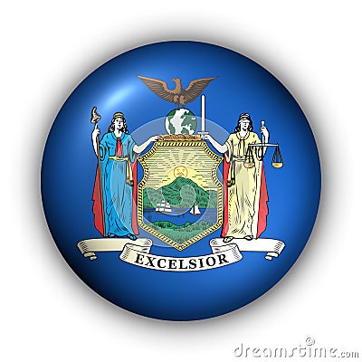 new york state flag outline. new york state flag picture.