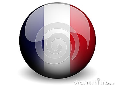 flag of france. ROUND FLAG OF FRANCE (click