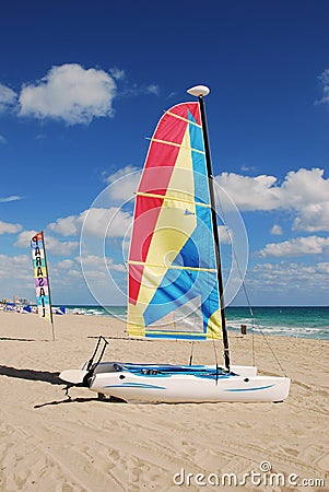 boats In Tropical Resort Stock Image - Image: 2012091