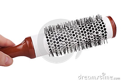 African American Celebrity Hair Stylist on Home   Royalty Free Stock Image  Salon Round Hairbrush