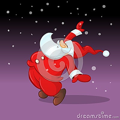 santa claus cartoon. Stock Photography: Santa Claus Cartoon