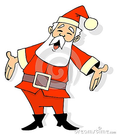 santa claus pictures cartoon. Royalty Free Stock Photo: Santa Claus Cartoon