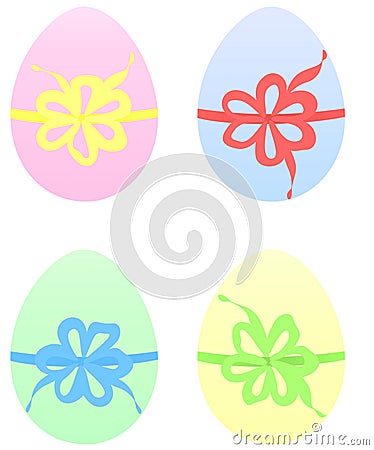 easter eggs pictures to color. SET OF EASTER EGGS IN PASTEL