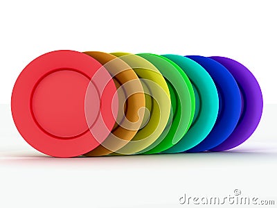 colours of rainbow. IN COLOURS A RAINBOW