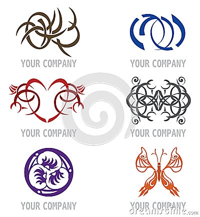Royalty Free Stock Images on Icons For Logo Design Royalty Free Stock Image   Image  13325116