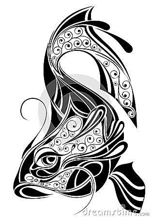 SIGN OF PISCES.TATTOO DESIGN (click image to zoom)