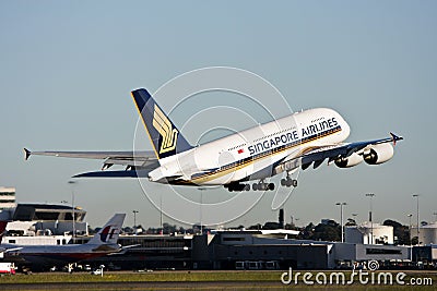  Family Picture Singapore on Editorial Image  Singapore Airlines Airbus A380 Taking Off  Image