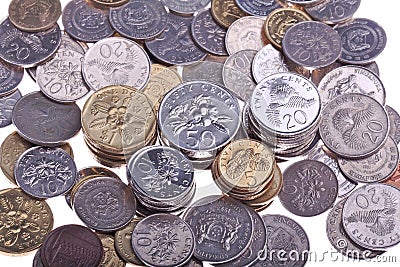Singapore Coin Picture on Royalty Free Stock Images  Singapore Coins  Image  14704869