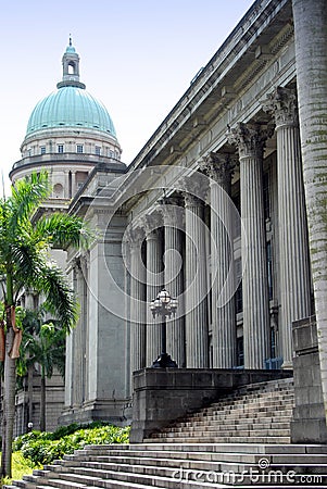 Supreme Court Singapore Pictures on Photo  Singapore  City Hall And Supreme Court Dome  Image  8474265