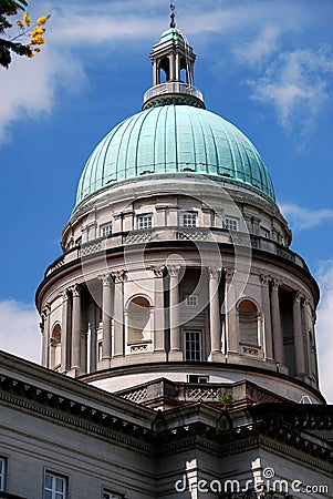 Supreme Court Singapore Pictures on Stock Photos  Singapore  Old Supreme Court Dome  Image  9929483
