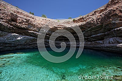 Sinkhole Oman on Sinkhole In Oman Royalty Free Stock Images   Image  21919269