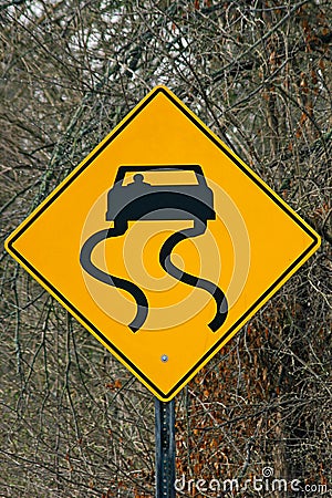 slippery when wet sign. images W8-10 Slippery When Wet