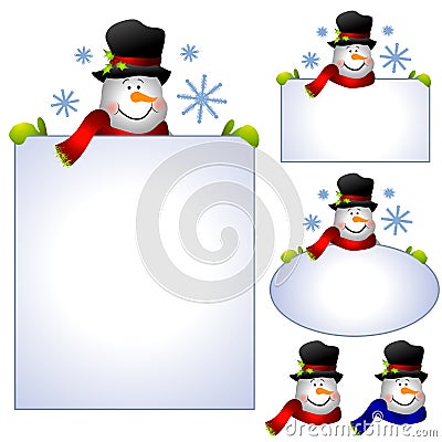 clip art book borders. SNOWMAN CLIP ART BANNERS AND BORDERS (click image to zoom)