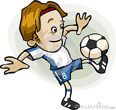 soccer player cartoon. SOCCER PLAYER CARTOON