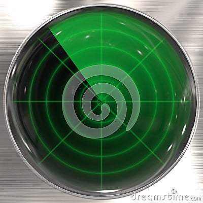 Sonar on Home   Royalty Free Stock Images  Sonar Display