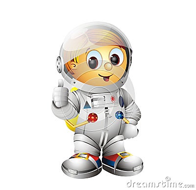 astronaut clip art. Astronaut Mascot Character