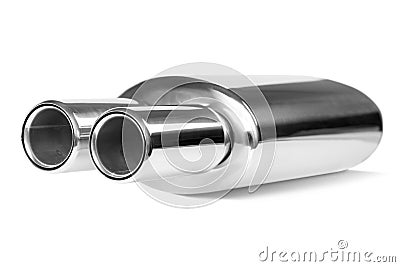  Exhaust Pipe on Sports Exhaust Pipe For The Car Royalty Free Stock Photo   Image