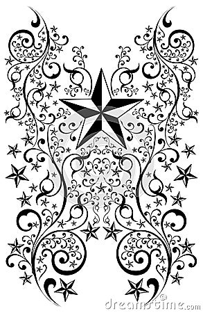 Free Image Stock on Royalty Free Stock Photos  Stars Tribal Art Illustration   Tattoo