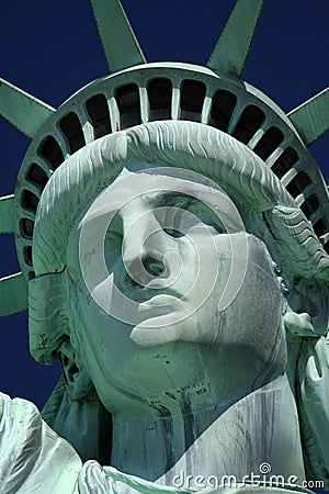 statue of liberty face image. statue of liberty face