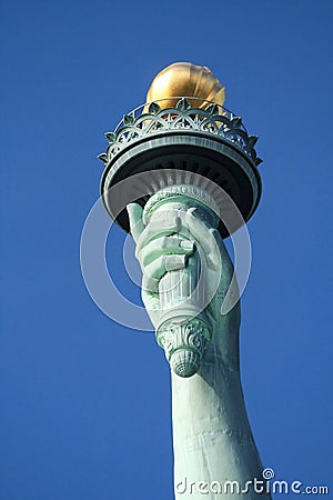 statue of liberty torch. STATUE OF LIBERTY TORCH (click