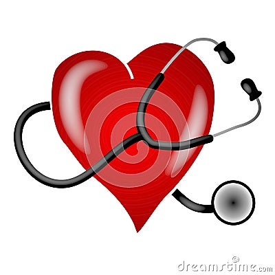 Free Stock Image on Royalty Free Stock Photos  Stethoscope Heart Clip Art   Image  2887298
