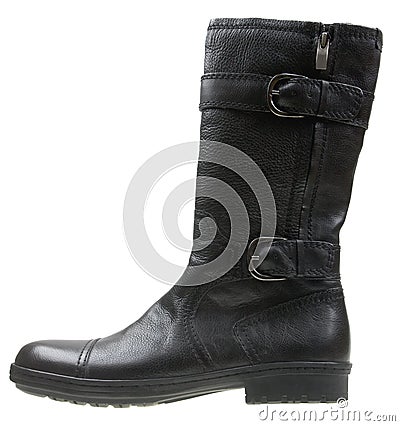 Stylish Male High Heel Fashion Boot Stock Ima