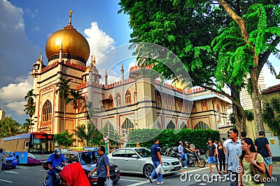 Sultan Mosque Singapore Picture on Editorial Photo  Sultan Mosque  Singapore  Image  16118381