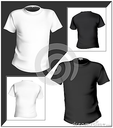 black t shirt template back. T-SHIRT DESIGN TEMPLATE (FRONT