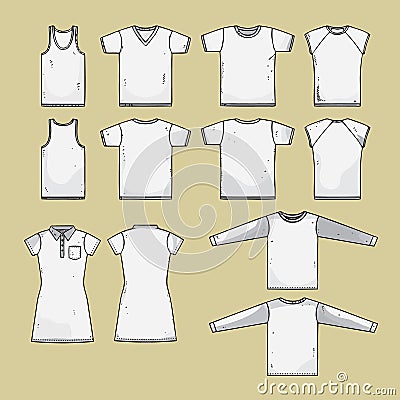 t shirt template back. T-SHIRT TEMPLATE - FRONT AND
