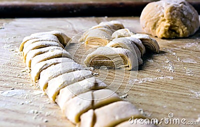 Royalty Free Stock Image: Tagliatelle dough