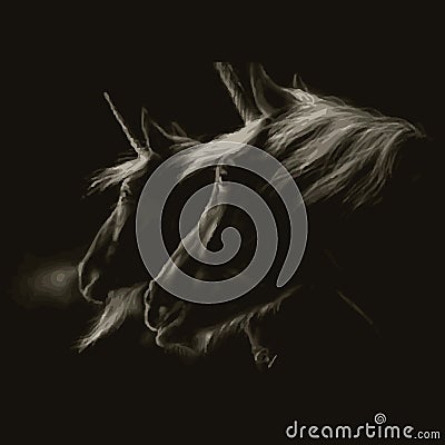 Royalty Free Stock Images: Tattoo design (horse)